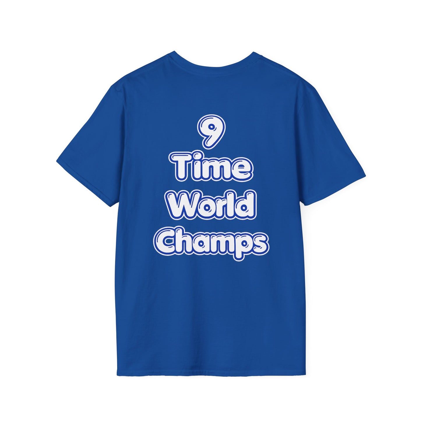 Los Angeles Dodgers Retro Bubble 9 Time World Champs