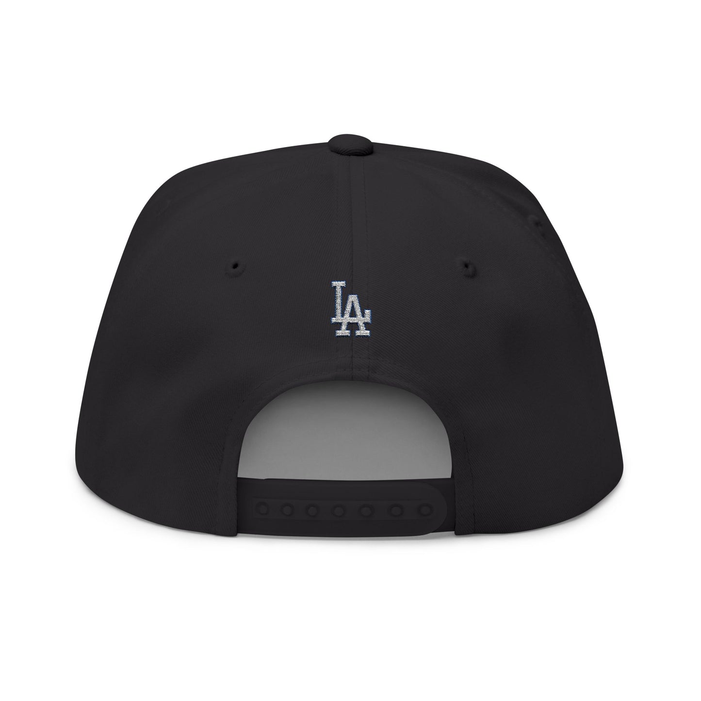 Los Angeles Dodgers Mixed Letters Embroidered Flat Bill Snapback