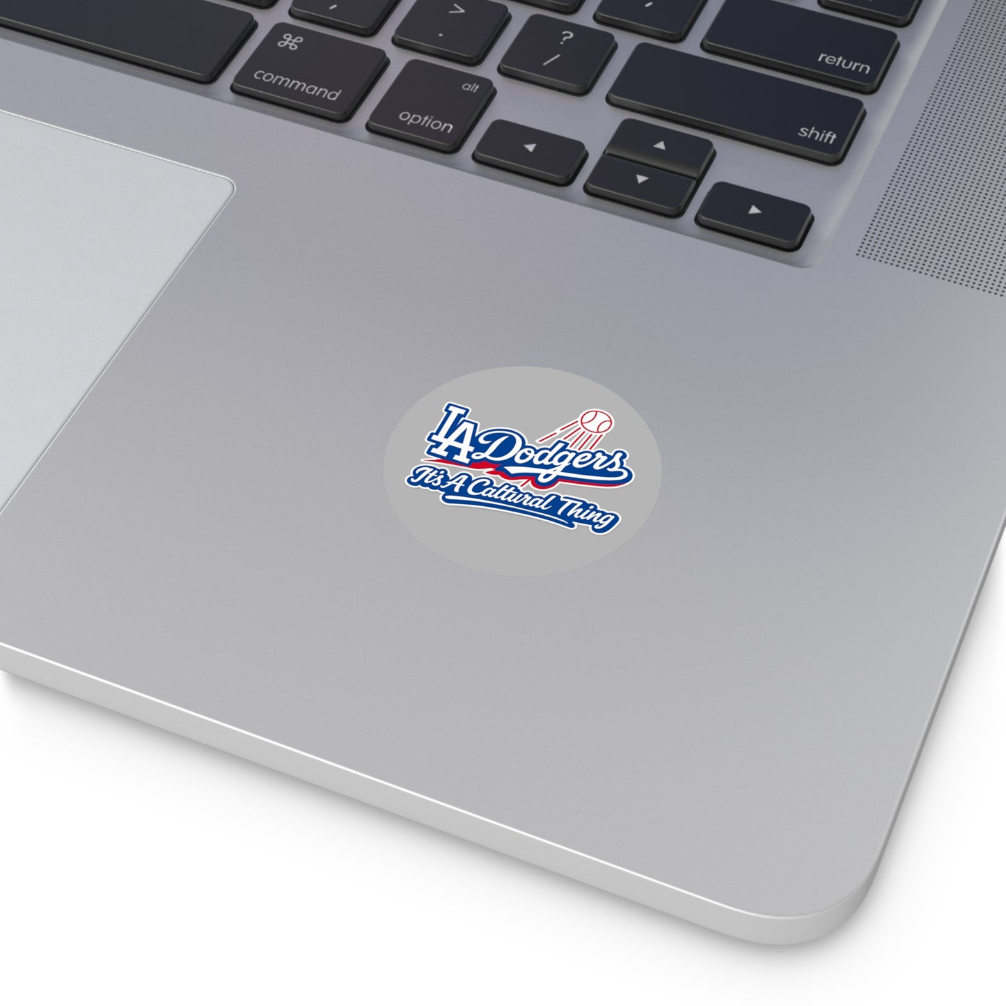 LA Dodgers Its A Cultural Thing Round Vinyl Sticker