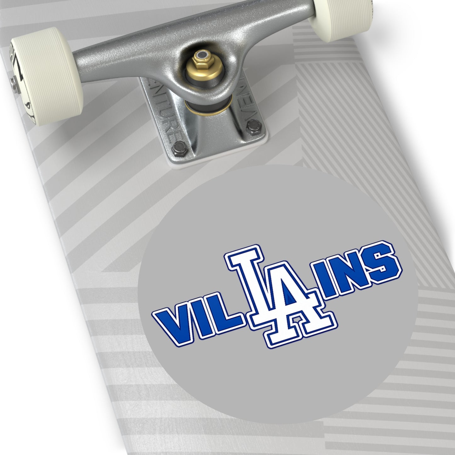 LA Villains Round Vinyl logo sticker
