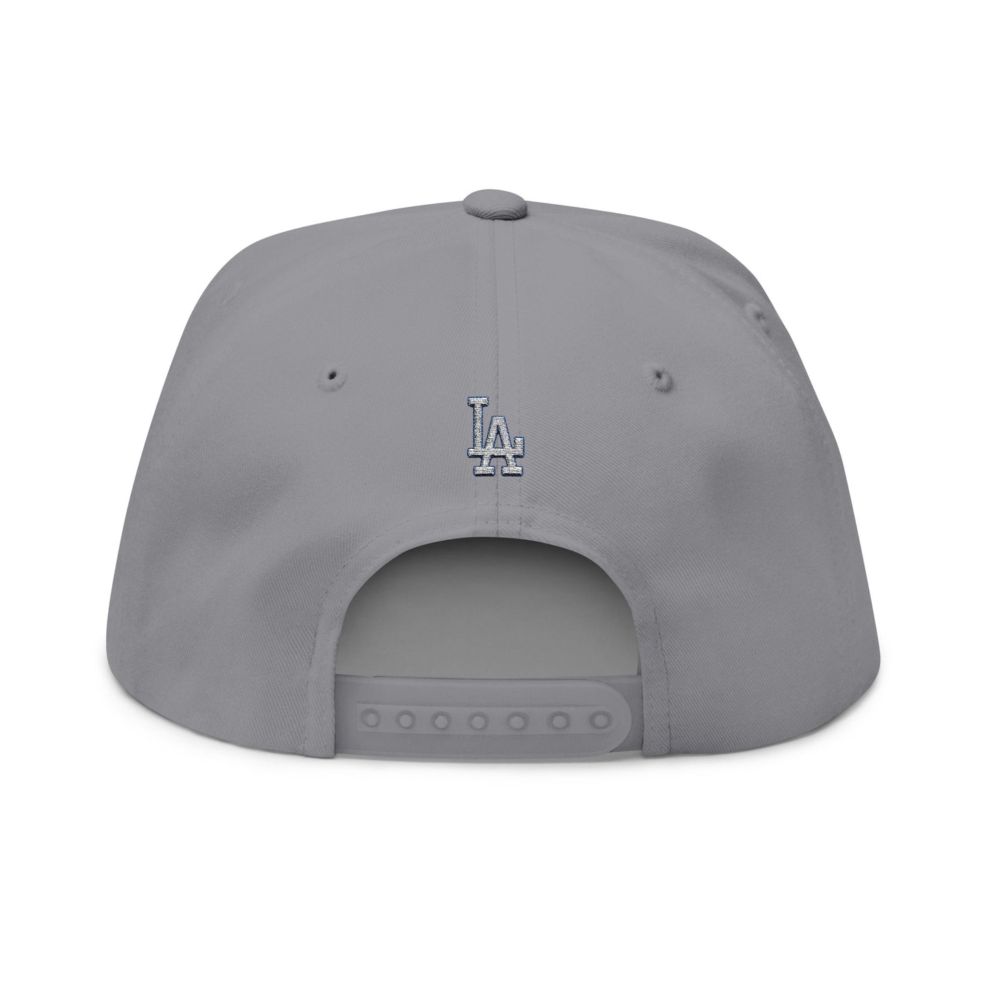 Los Angeles Dodgers Mixed Letters Embroidered Flat Bill Snapback