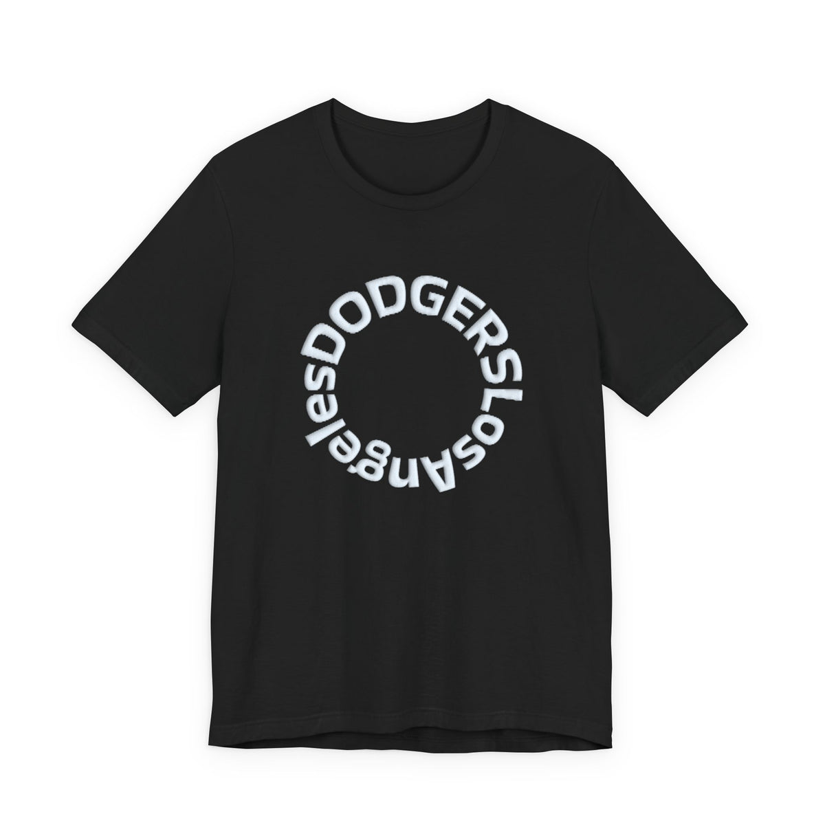 Dodgers Circle Logo T-Shirt | Dodgers Back Print Tee