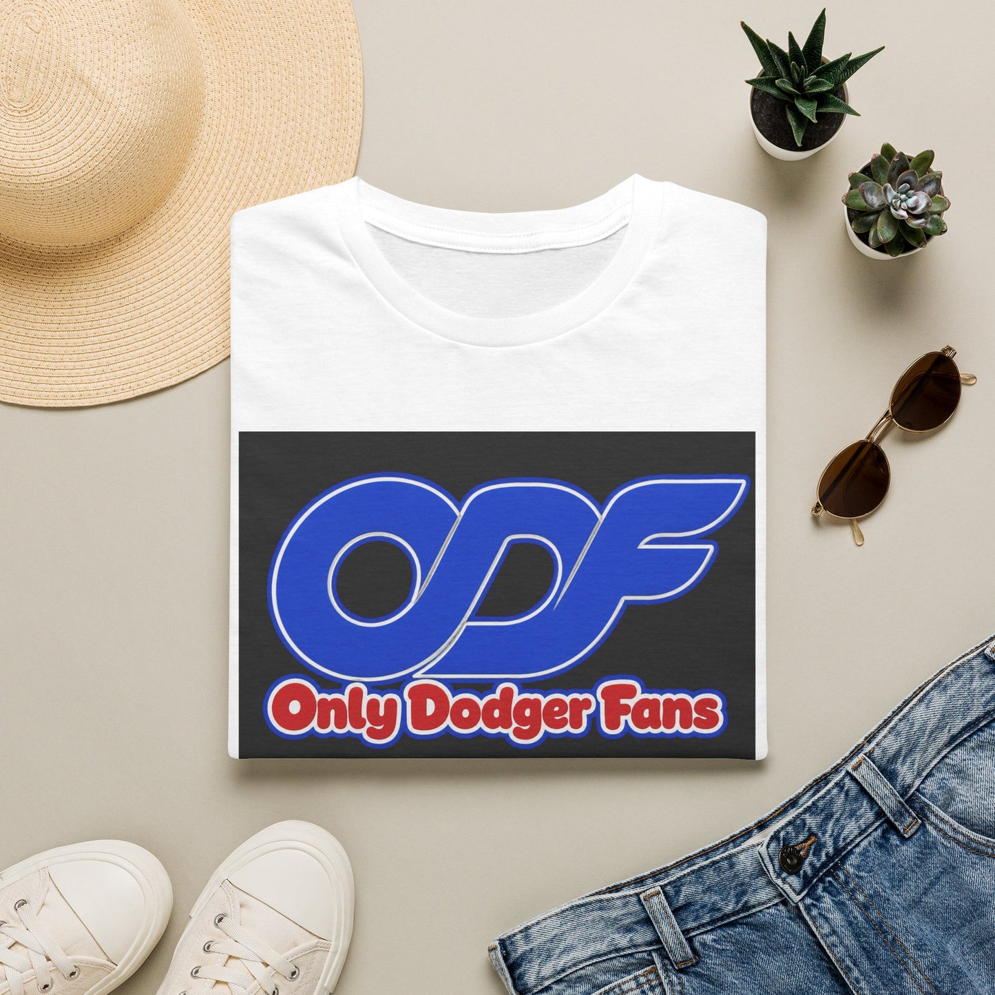 Only Dodger Fans ODF Box Unisex T-Shirt