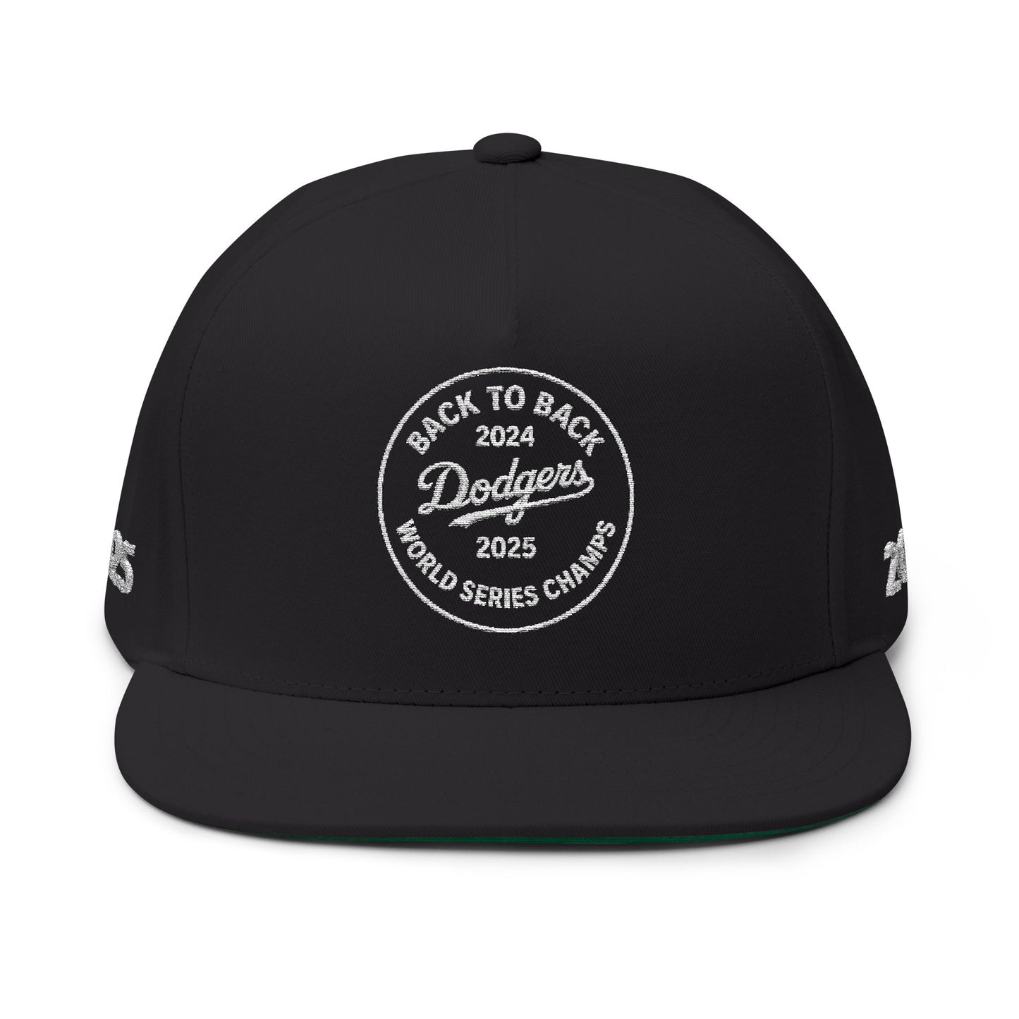 Los Angeles Dodgers 4 sided Embroidered Flat Bill Snapback Cap