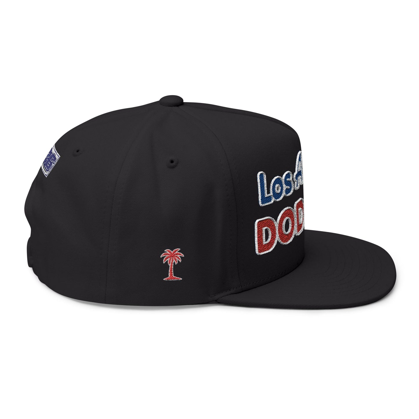 Los Angeles Dodgers Bubble Embroidered Flat Bill Cap