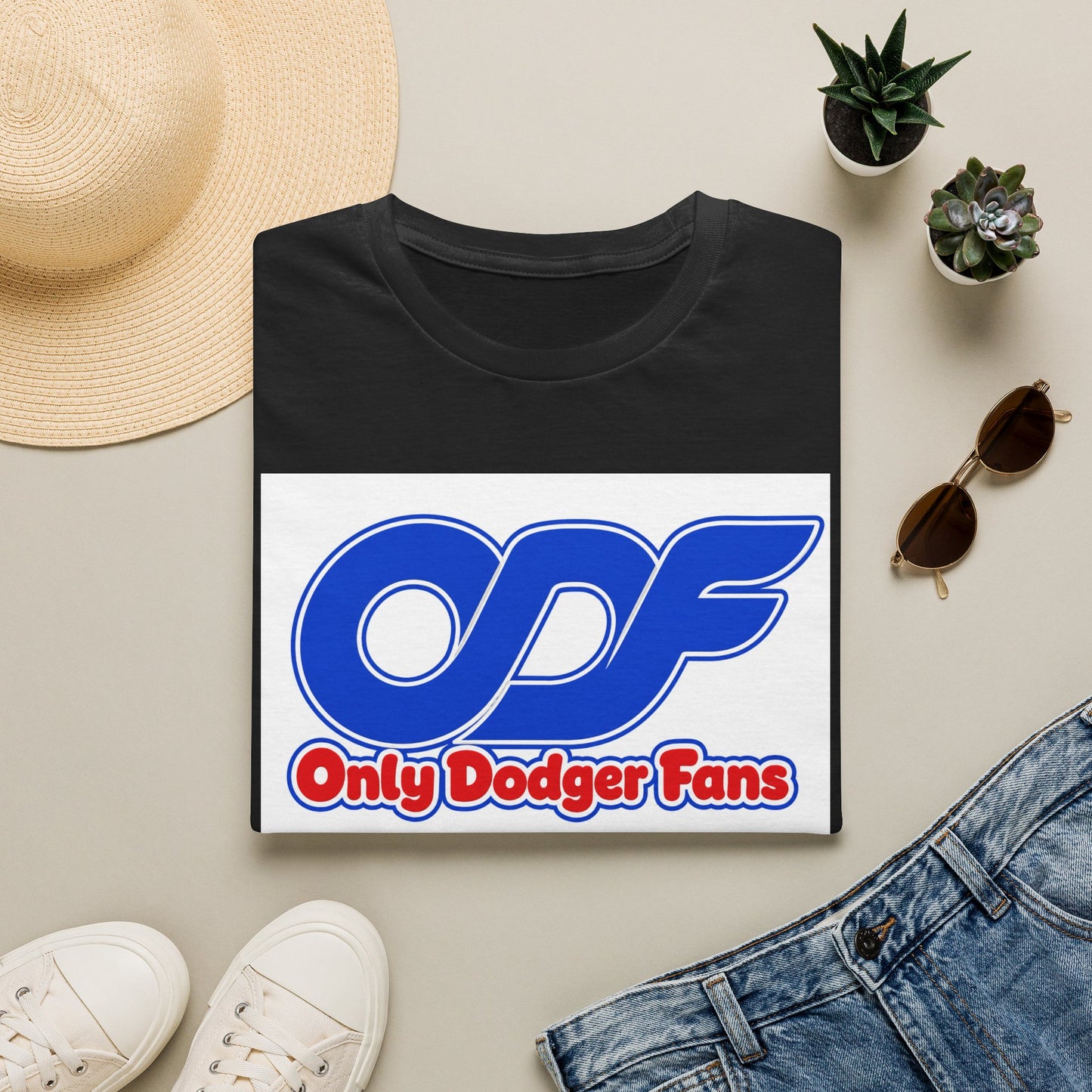 Only Dodger Fans ODF Box Unisex T-Shirt