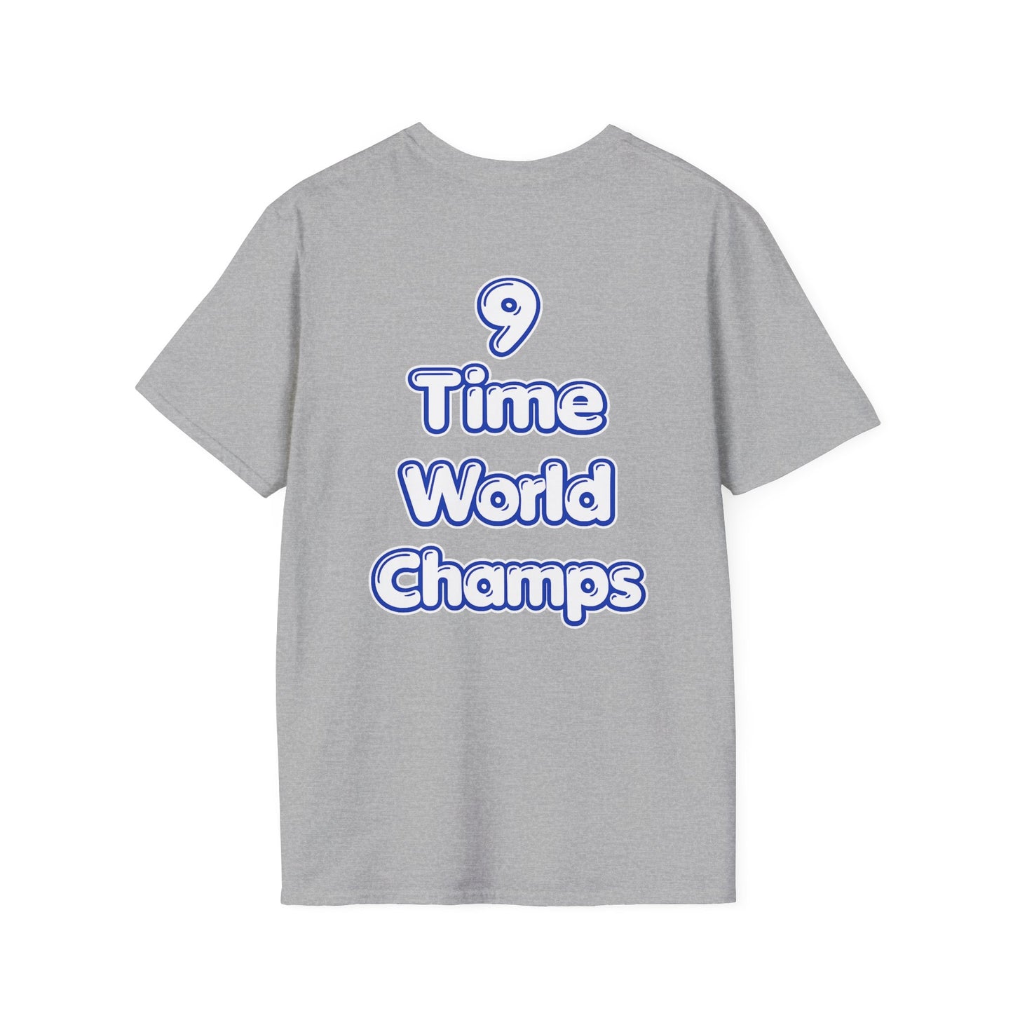 Los Angeles Dodgers Retro Bubble 9 Time World Champs
