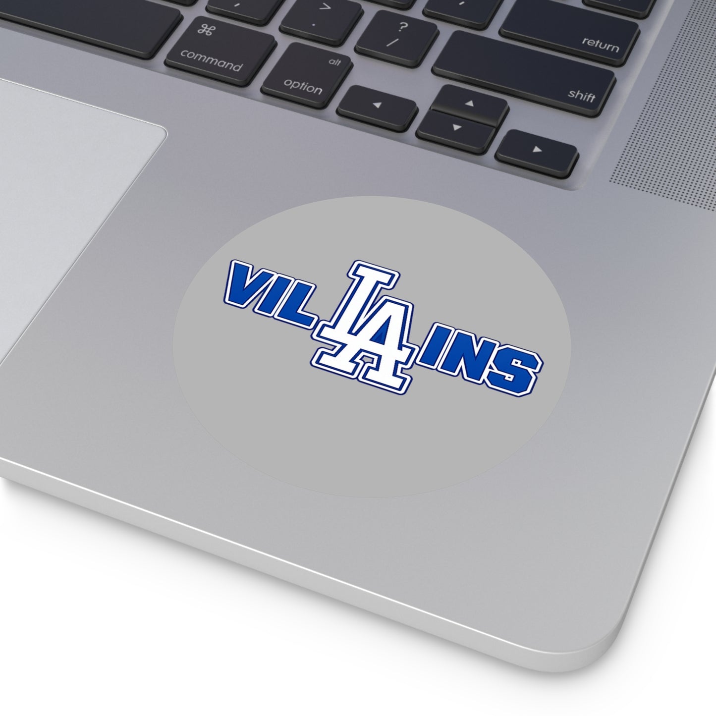 LA Villains Round Vinyl logo sticker