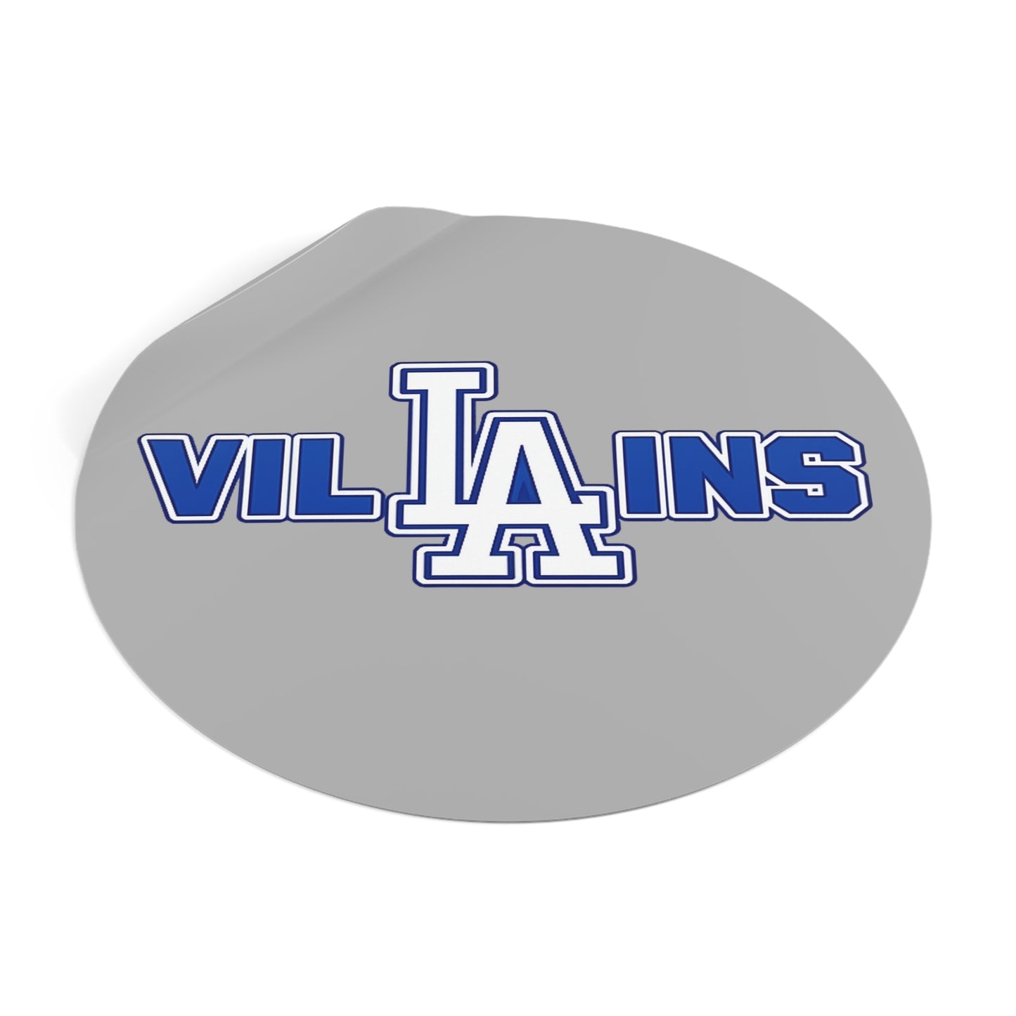 LA Villains Round Vinyl logo sticker