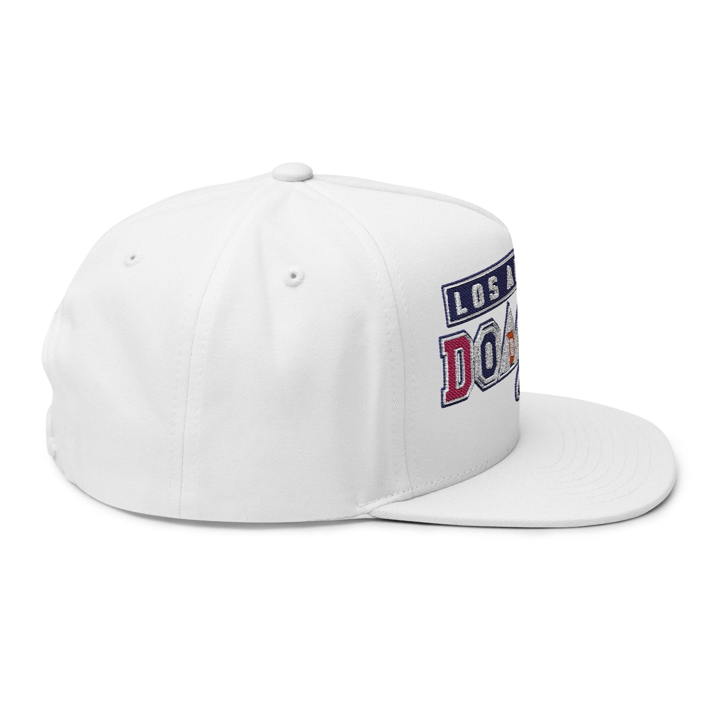 Los Angeles Dodgers Rainbow Embroidered Flat Bill Cap