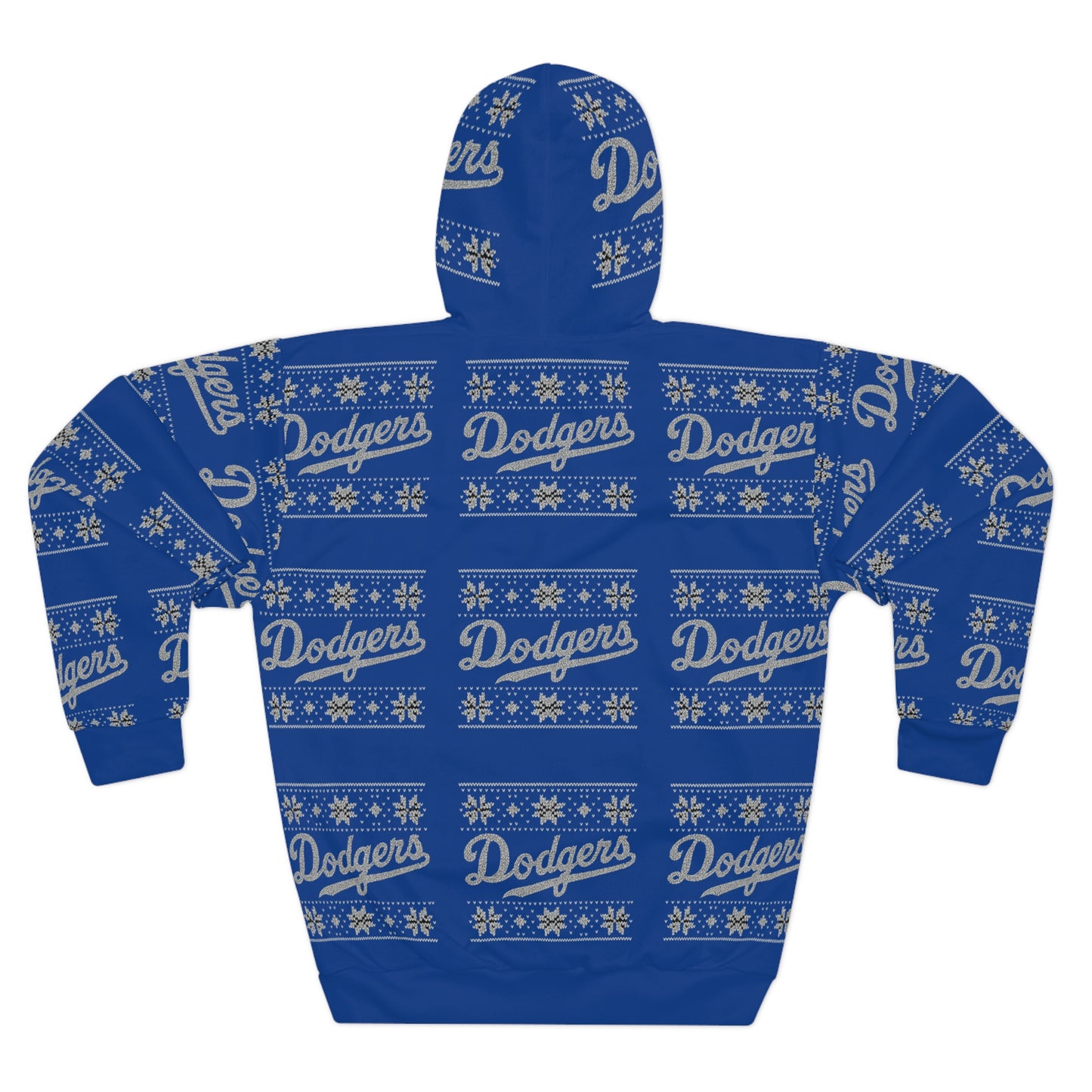 Los Angeles Dodgers Holiday Pattern Hoodie