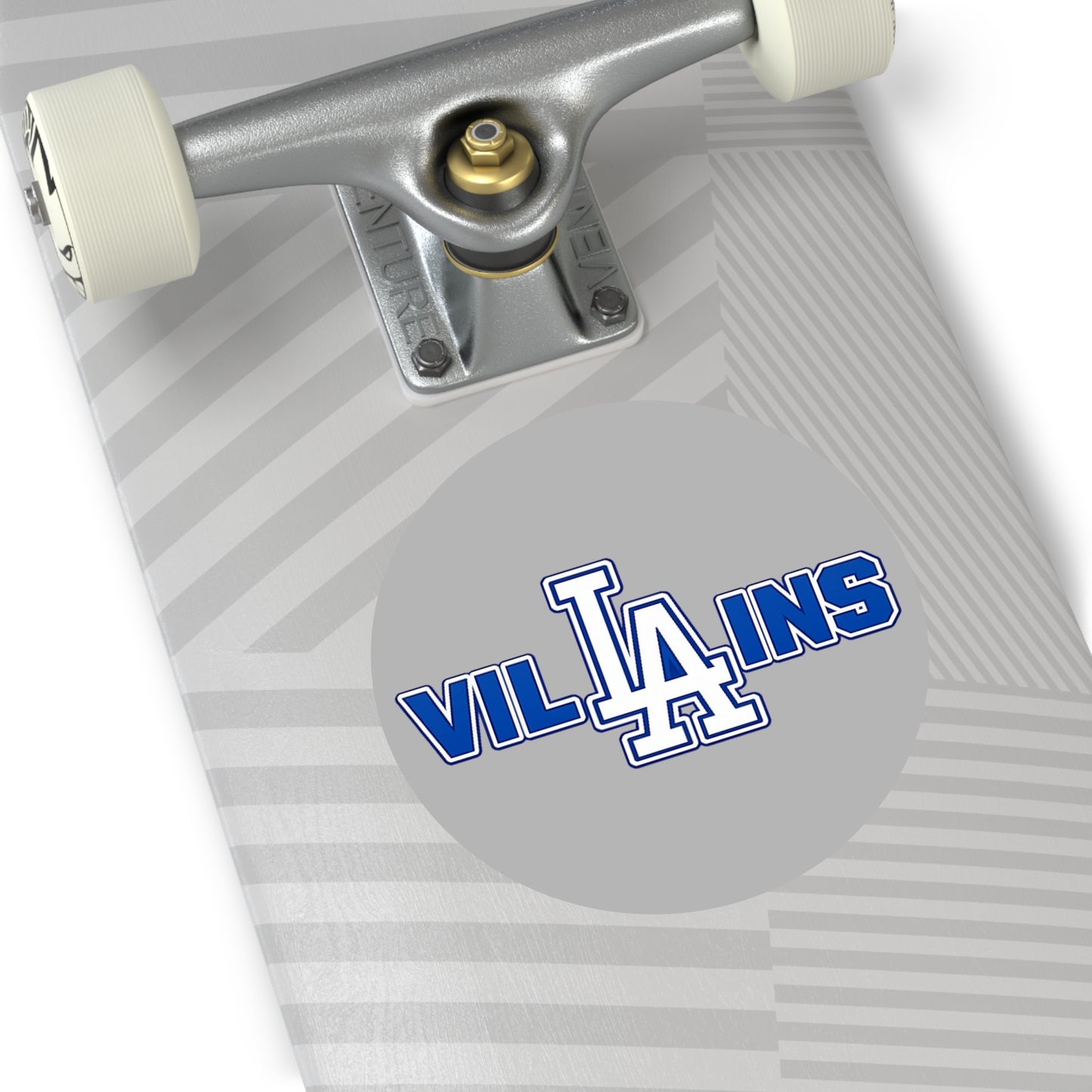 LA Villains Round Vinyl logo sticker