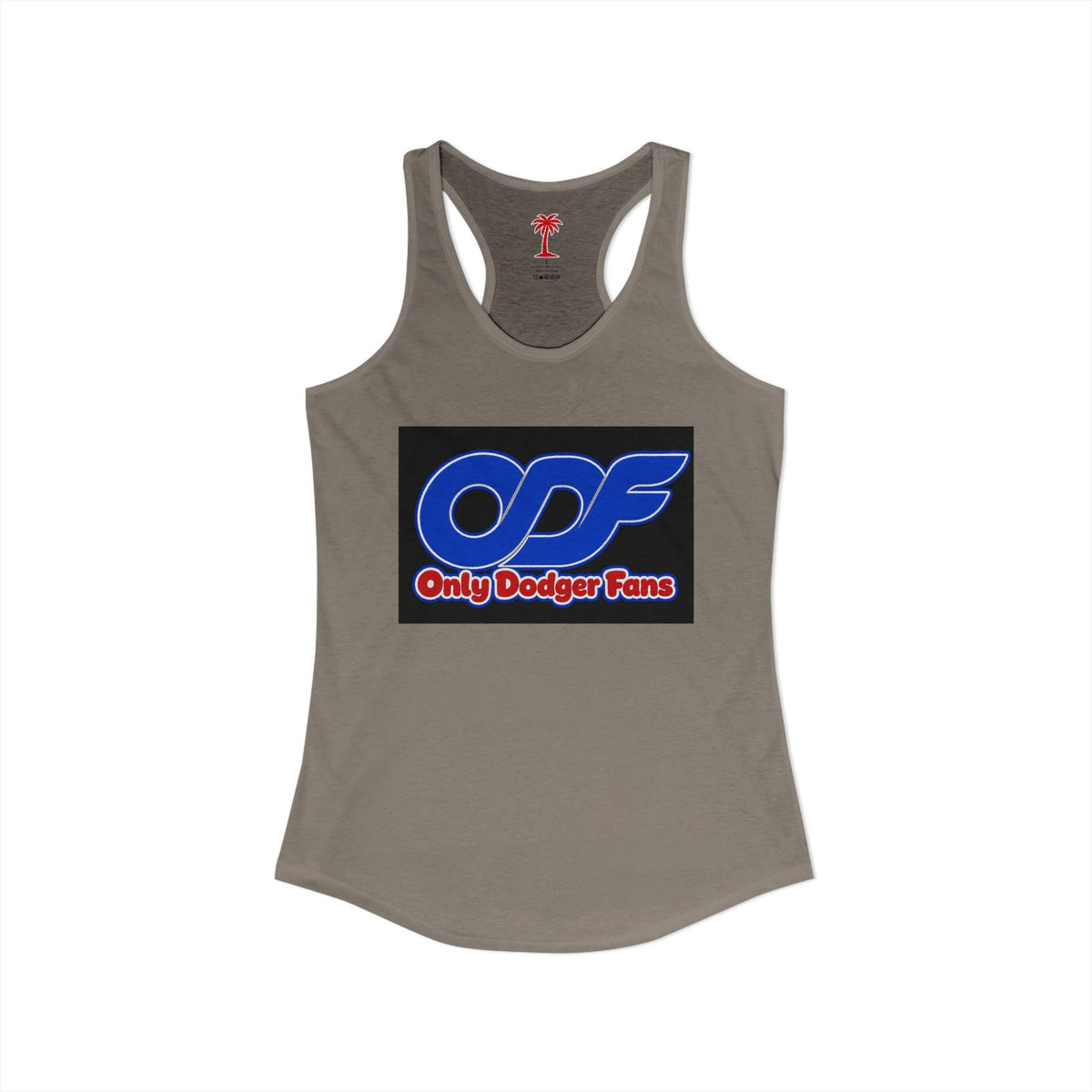 Only Dodger Fans ODF Box Women's Ideal Racerback Tank
