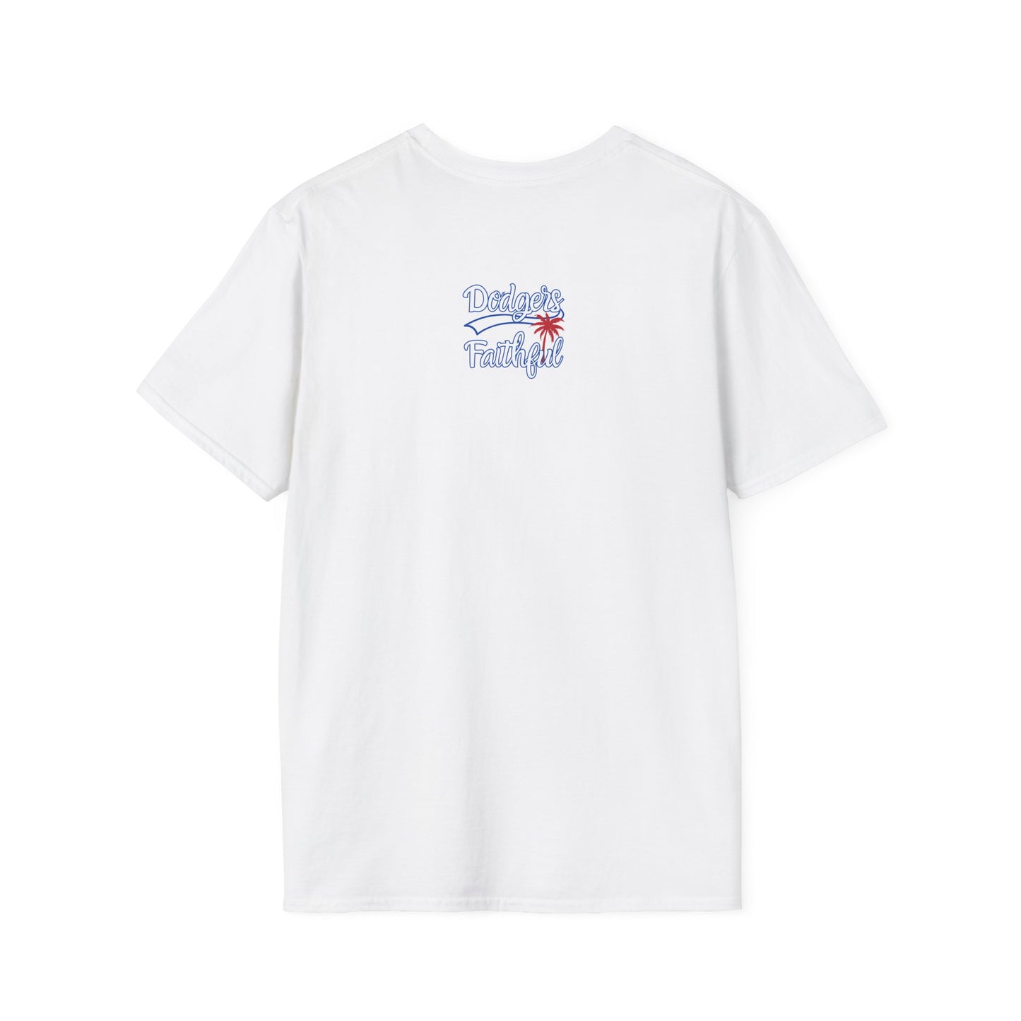 Bleeding Blue Since Customizable Tee - Dodgers 8 Championships Unisex Softstyle T-Shirt -