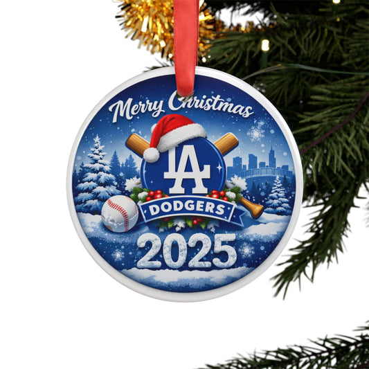 Los Angeles Dodgers Christmas 2025 Acrylic Ornament