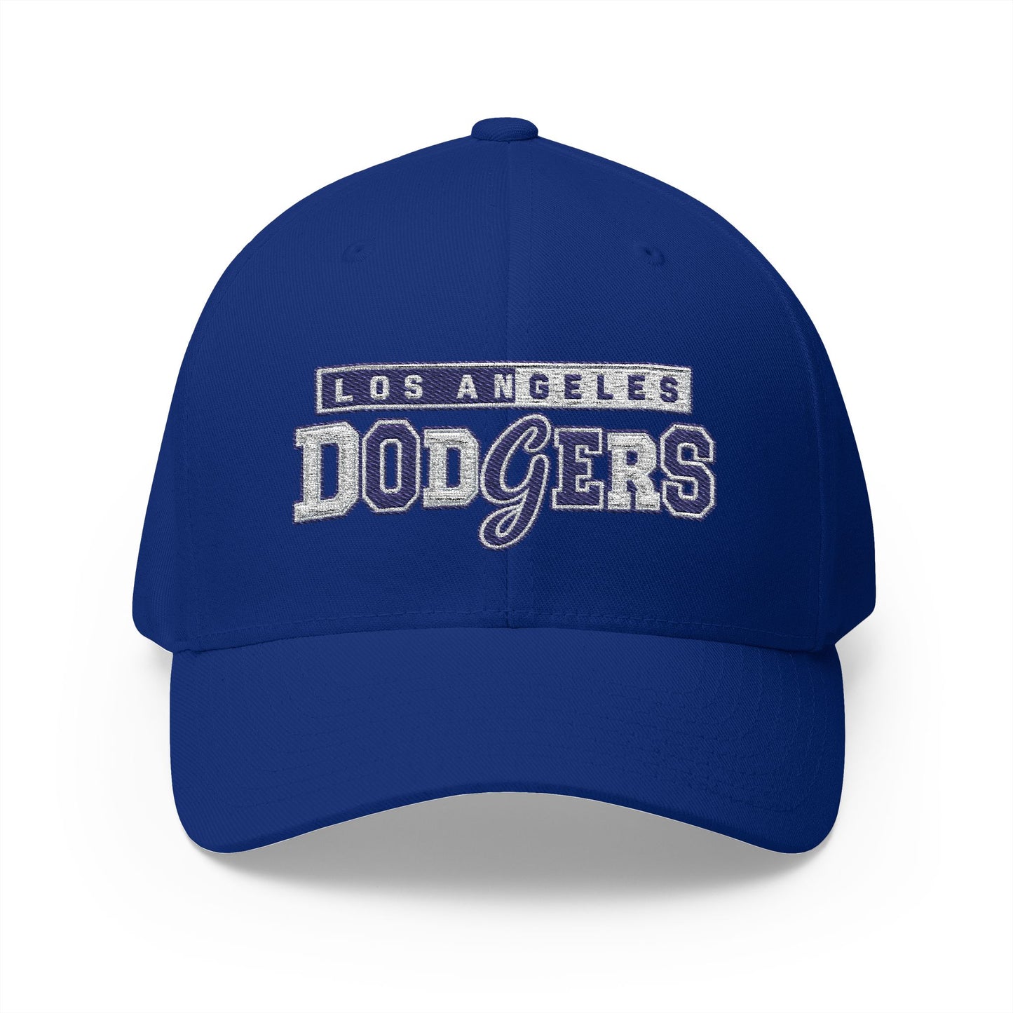 Los Angeles Dodgers Mixed Letters Embroidered Flex Fit Cap
