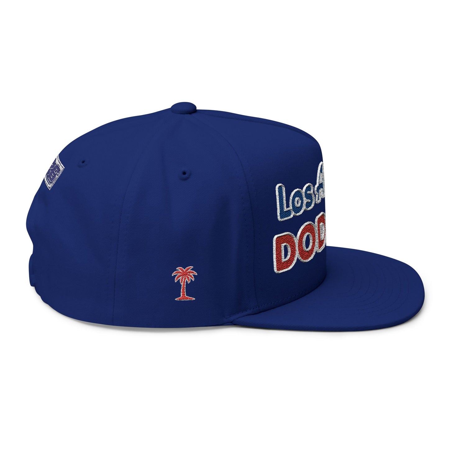 Los Angeles Dodgers Bubble Embroidered Flat Bill Cap