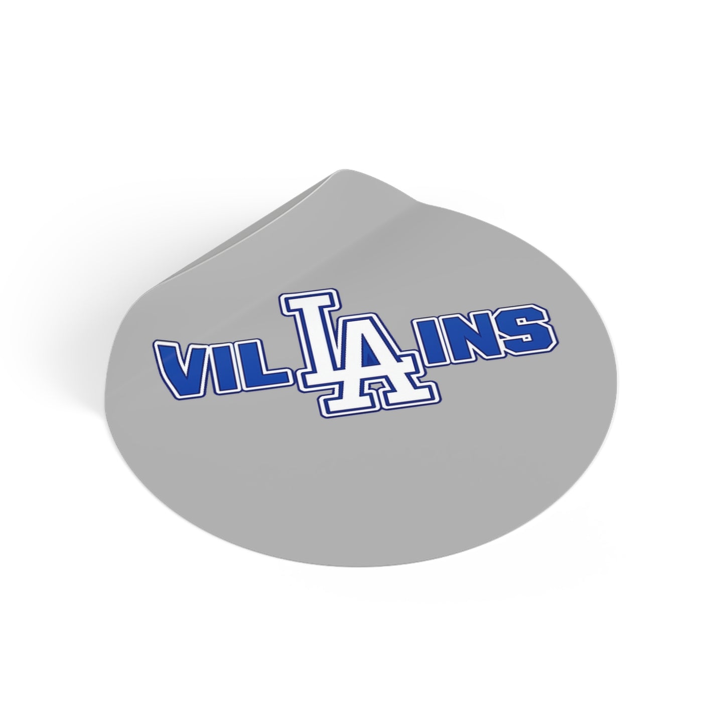 LA Villains Round Vinyl logo sticker
