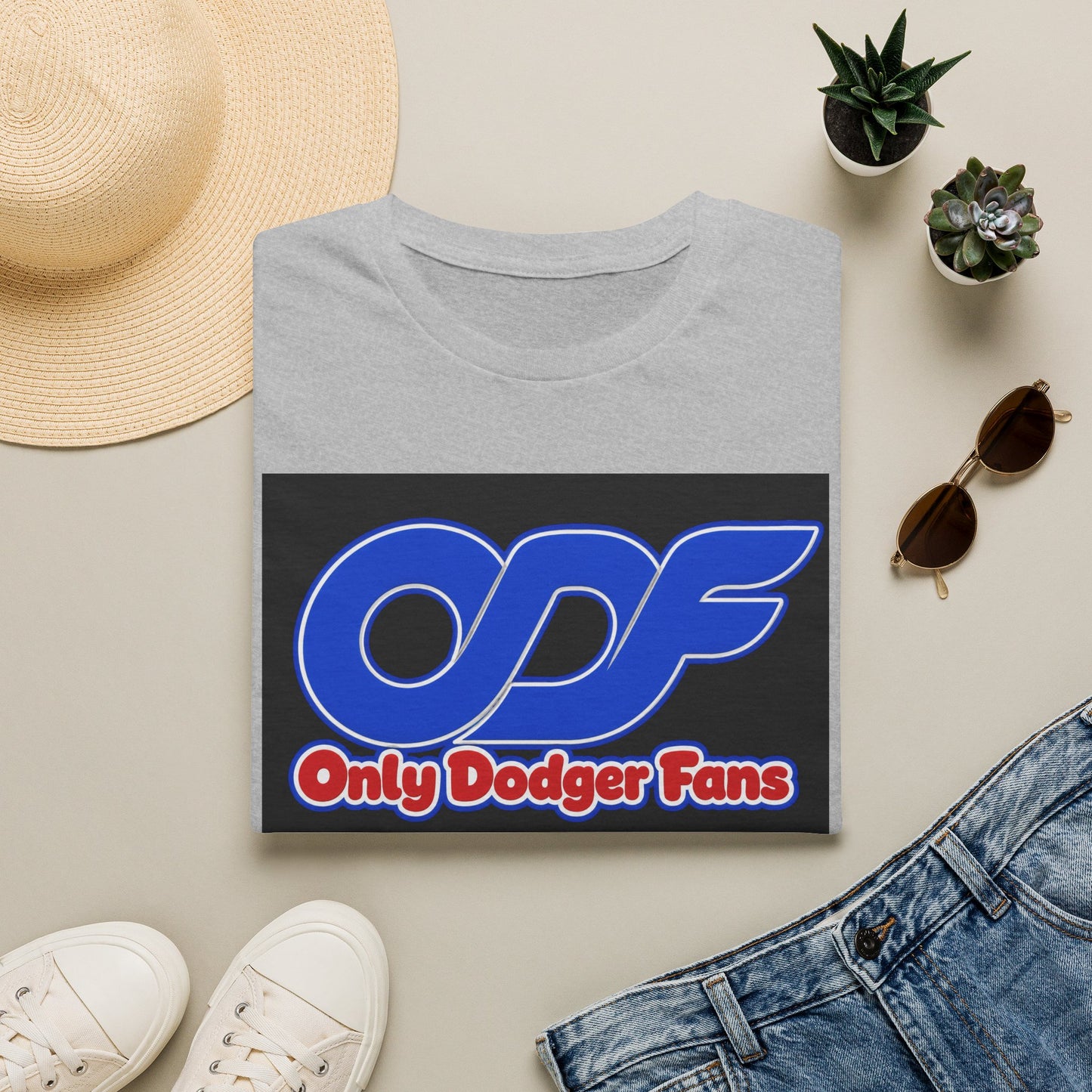 Only Dodger Fans ODF Box Unisex T-Shirt