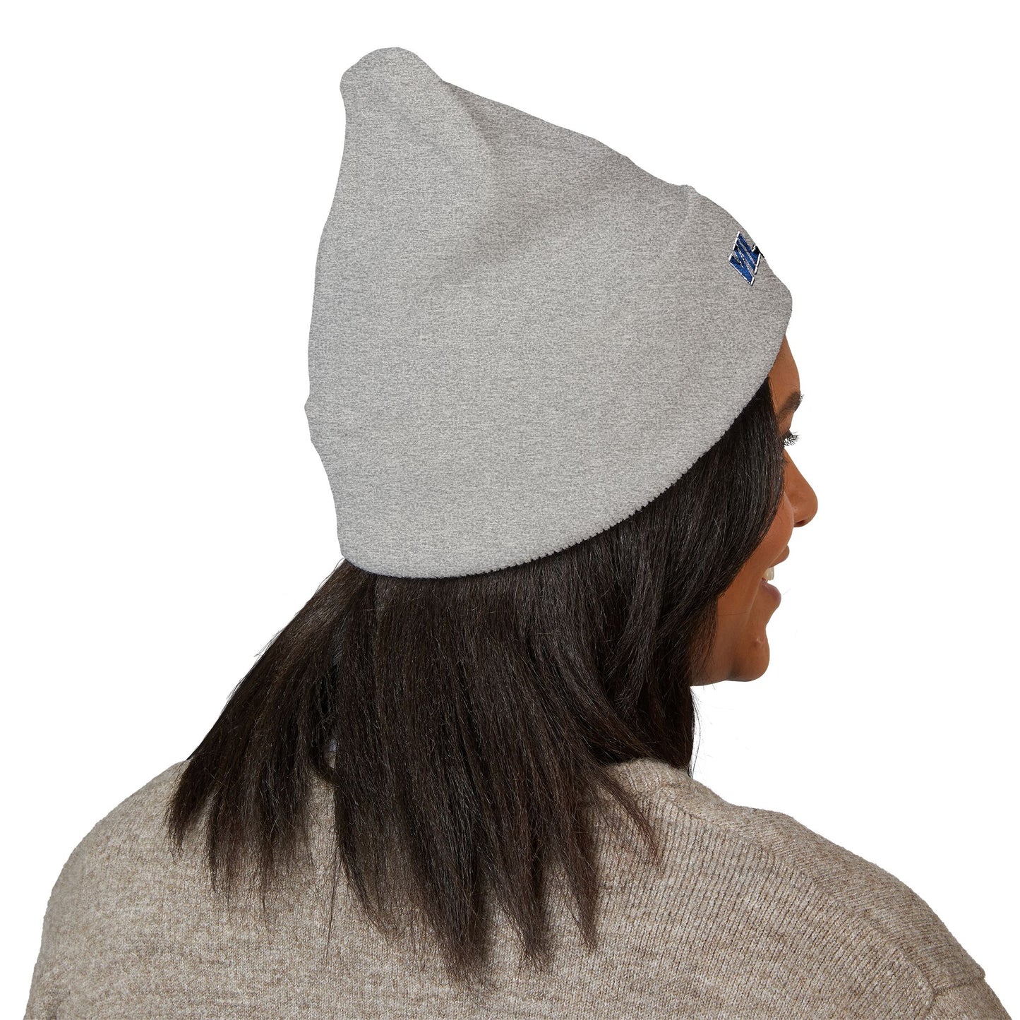 Villains Embroidered Cuffed Knit Beanie