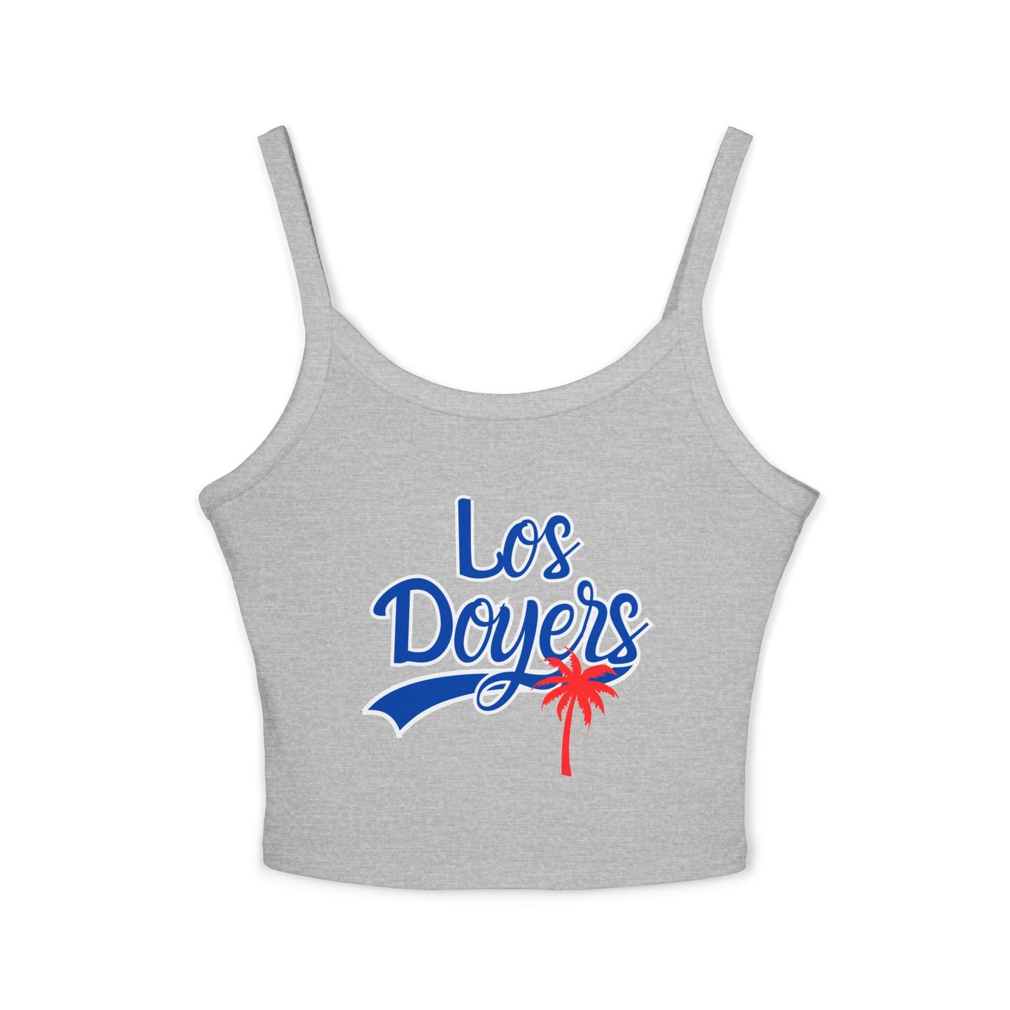 Los Doyers Women's Spaghetti Strap Tank Top, Cute Summer Top, LA Sports Fan Shirt, Soft Casual Wear, Perfect for Game Days, Stylish Gift for