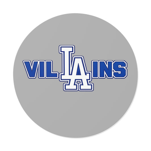 LA Villains Round Vinyl logo sticker