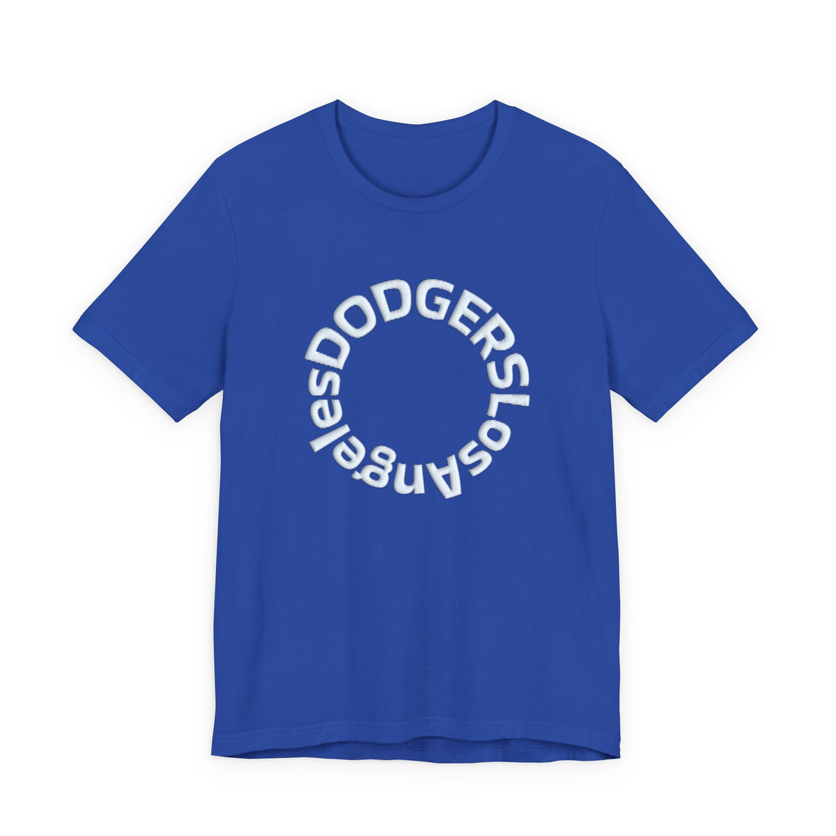 Dodgers Circle Logo T-Shirt | Dodgers Back Print Tee