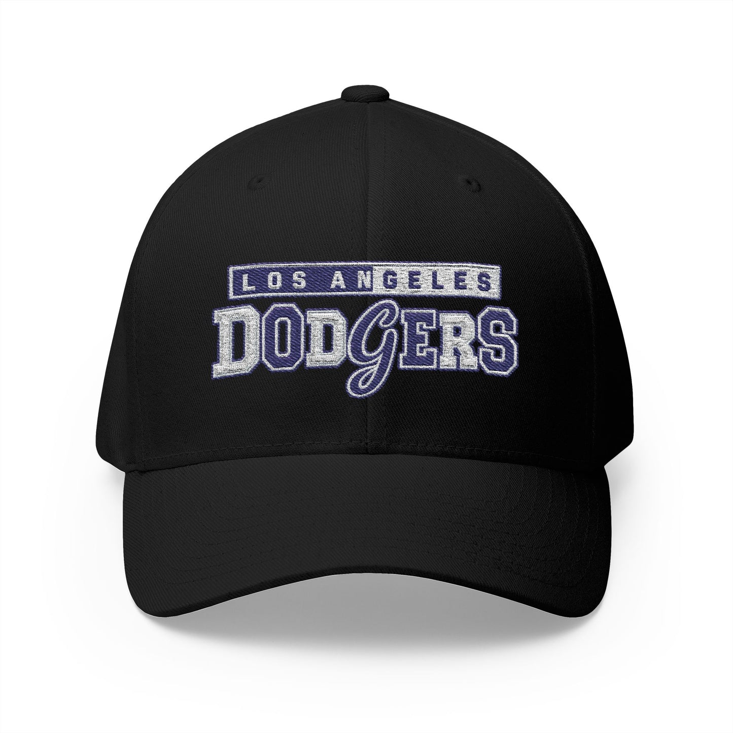 Los Angeles Dodgers Mixed Letters Embroidered Flex Fit Cap