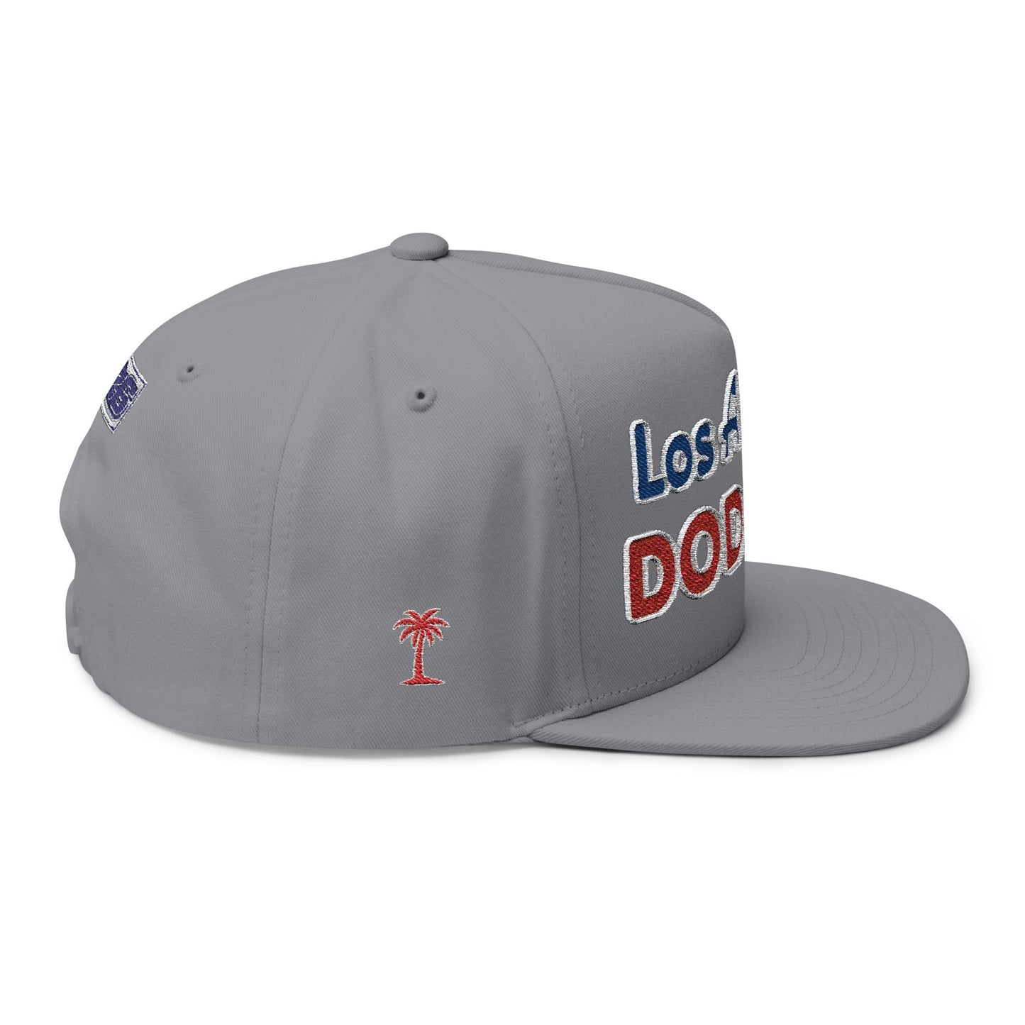 Los Angeles Dodgers Bubble Embroidered Flat Bill Cap