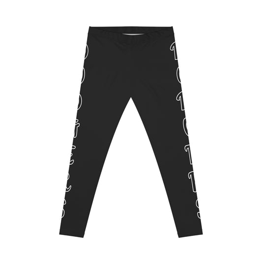 Dodgers Black Leggings, LA Baseball Fan Clothing, Sports Yoga Pants, Team Apparel Gift, Game Day Outfit