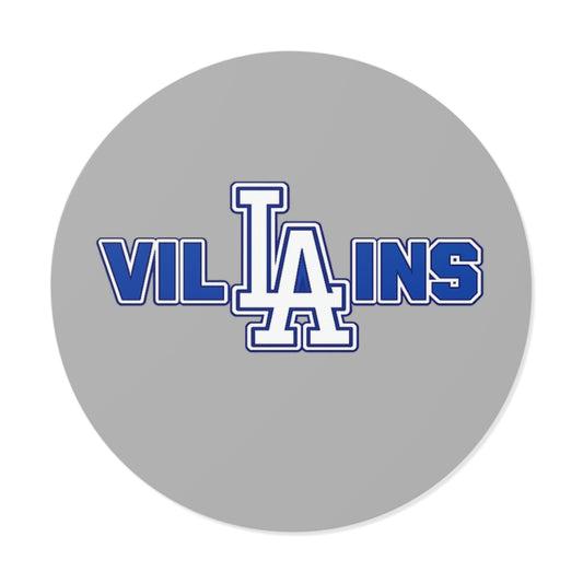 LA Villains Round Vinyl logo sticker