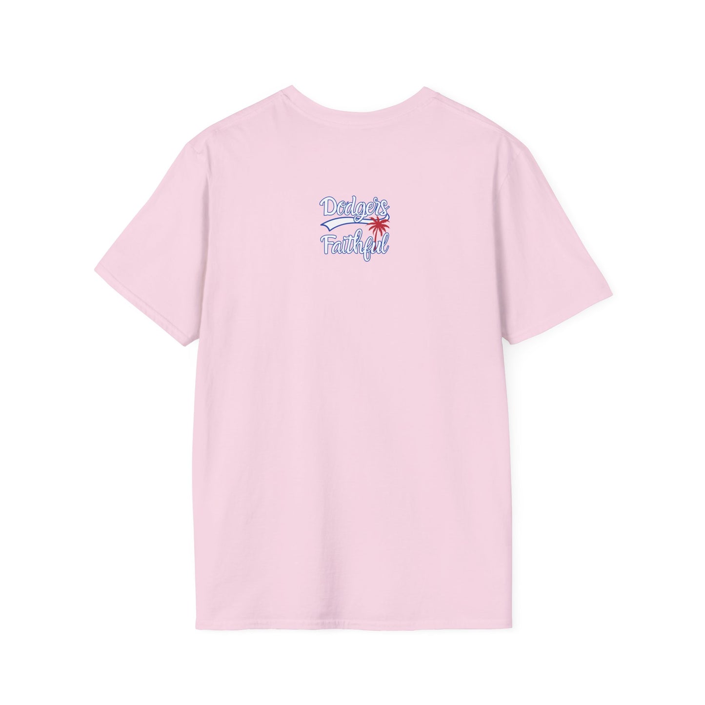 Bleeding Blue Since Customizable Tee - Dodgers 8 Championships Unisex Softstyle T-Shirt -