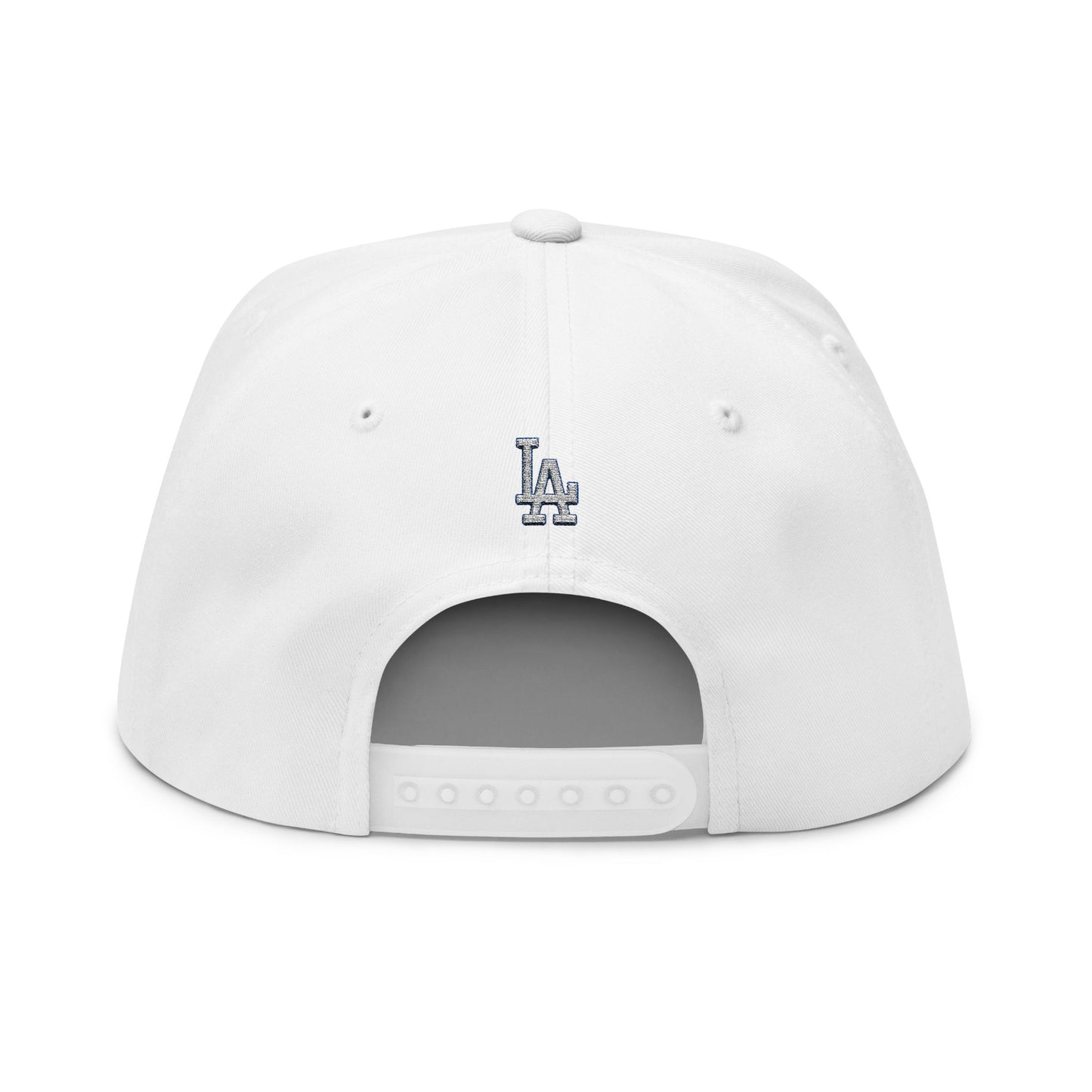 Los Angeles Dodgers Mixed Letters Embroidered Flat Bill Snapback