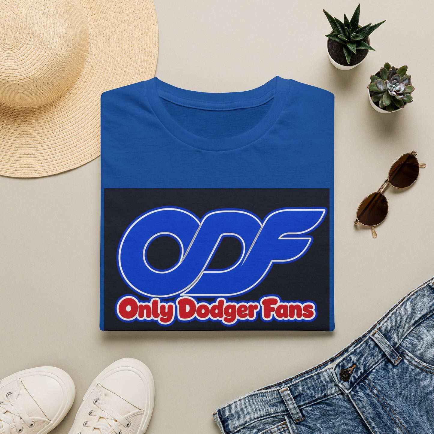 Only Dodger Fans ODF Box Unisex T-Shirt
