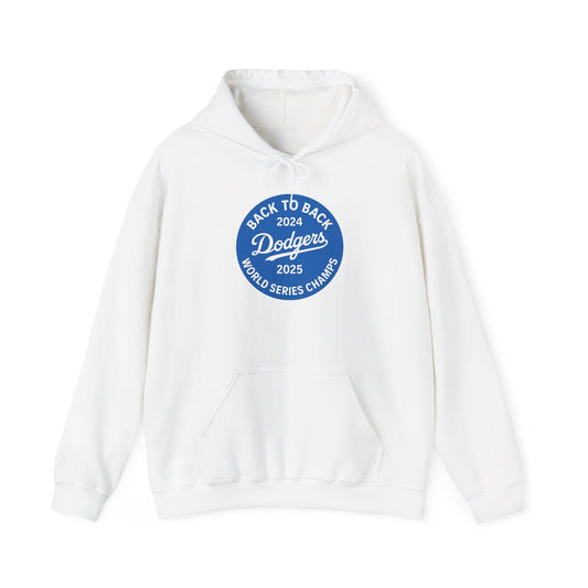 Dodgers Back To Back WS Champs Hoodie Baseball Sweatshirt,