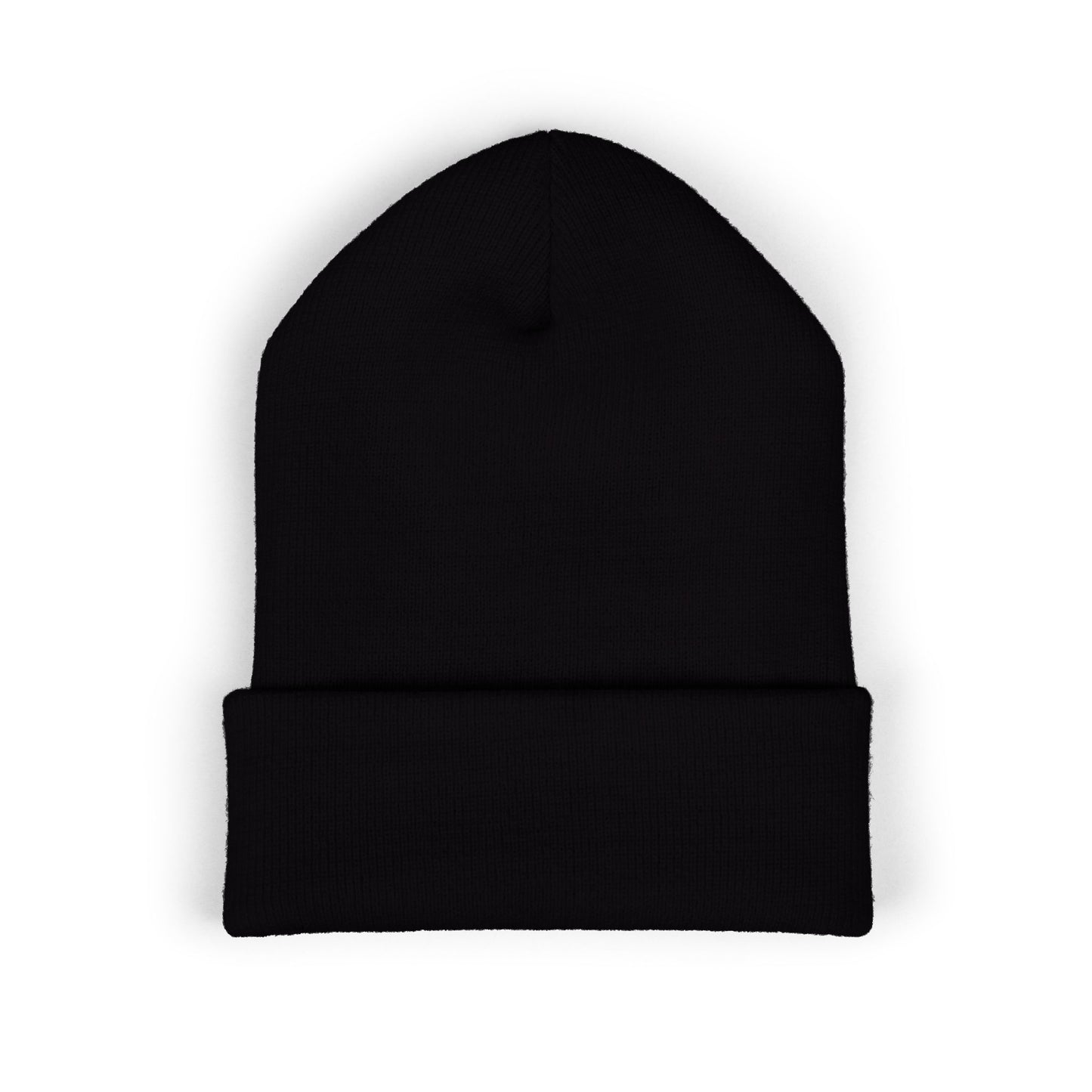 Villains Embroidered Cuffed Knit Beanie